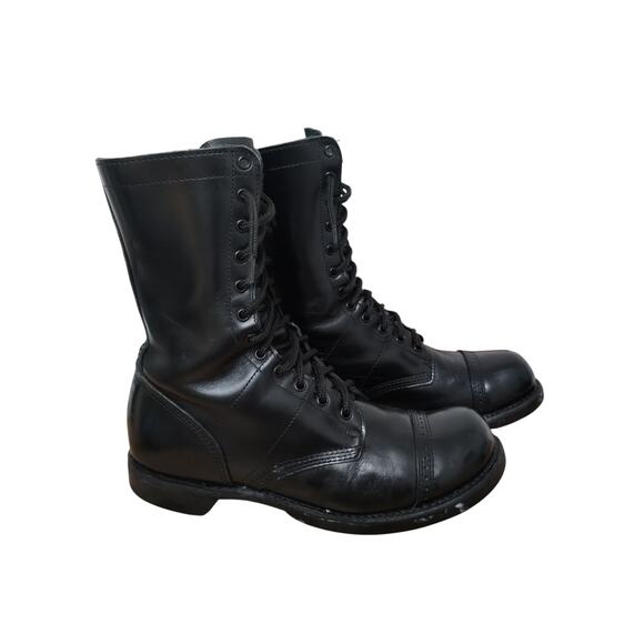 Corcoran Men's Combat Original Jump Boots size 11 Emo Gothcore Gothic Rock Moto - Picture 2 of 12